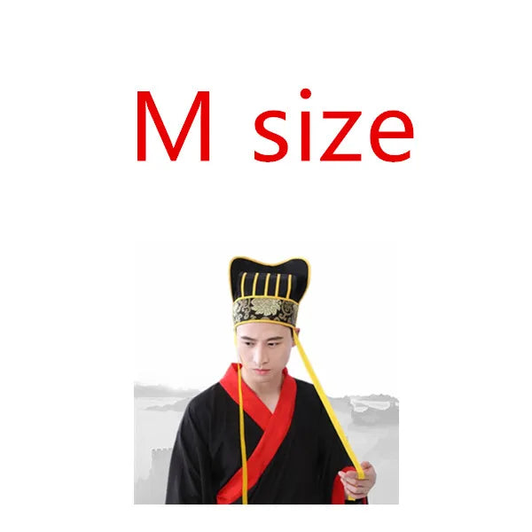 4 styles han dynasty hats chinese ancient dynasty minister hats halloween cosplay cap han clothing accessories carnival cap