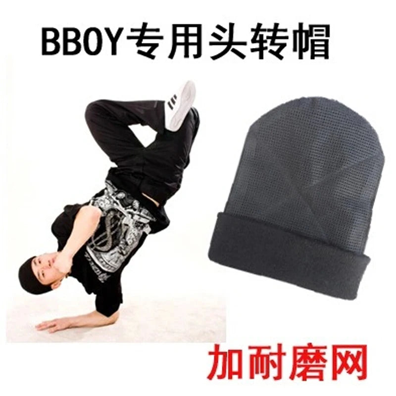 New BBoy hip hop dancing Hat men's mesh hat beanies Warm Rotating beanies black hat for men