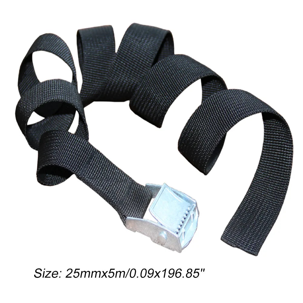 2.5cm*2M Cargo Straps Buckle Tie-Down Belt for Car motorcycle bike With Metal Buckle Tow Rope Strong Ratchet Belt for Luggage