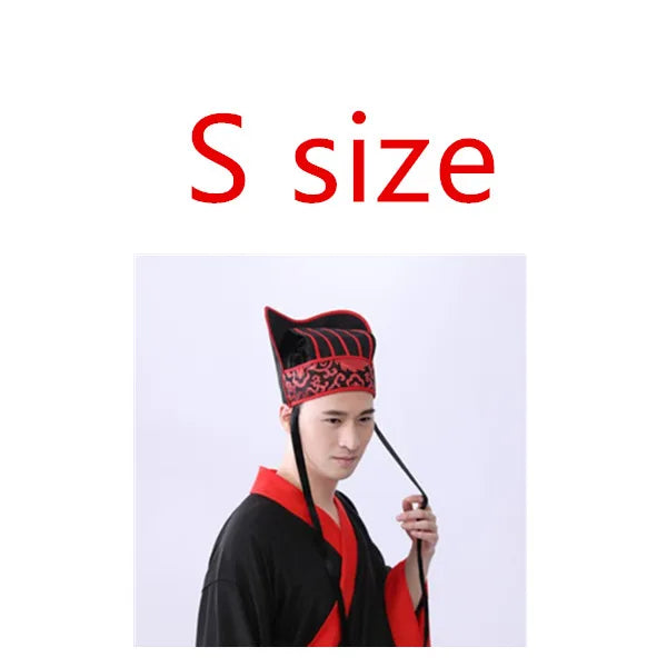 4 styles han dynasty hats chinese ancient dynasty minister hats halloween cosplay cap han clothing accessories carnival cap