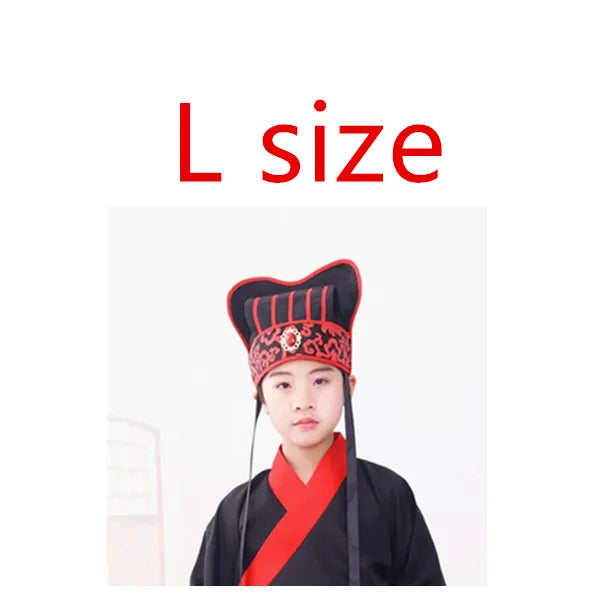 4 styles han dynasty hats chinese ancient dynasty minister hats halloween cosplay cap han clothing accessories carnival cap