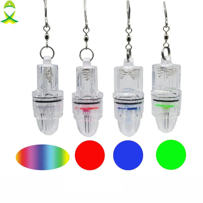 Fishing Light Underwater Deep Drop Lights Waterproof Squid Fishing Lure Light Flashing Blinking flash lamp drop fishing Tackle