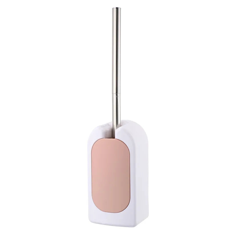 Bathroom bathroom wall-mounted toilet brush Long handle household suit No dead corner soft fur toilet cleaning toilet brush