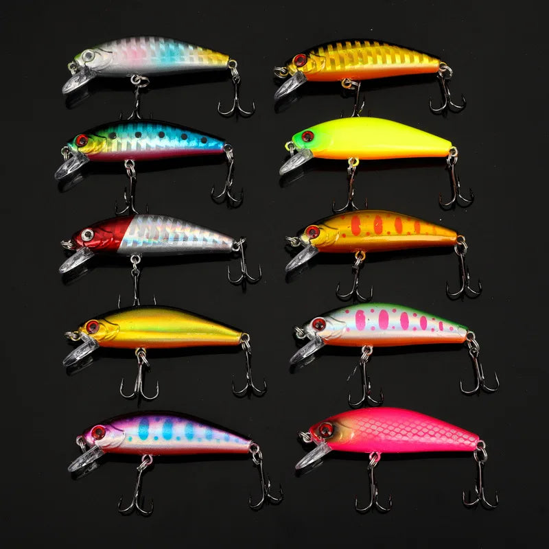 Minnow Fishing Lure Winter Sinking for Fishing Tackle Wobbler Artificial Bait Goods Pike Pesca Trout Lure Spinning Carp Hooks