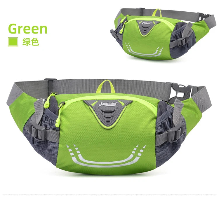 Bike Riding Cycling Running Fishing Hiking Waist Bag Fanny Pack Outdoor Belt Kettle Pouch Gym Sport Fitness Water Bottle Pocket