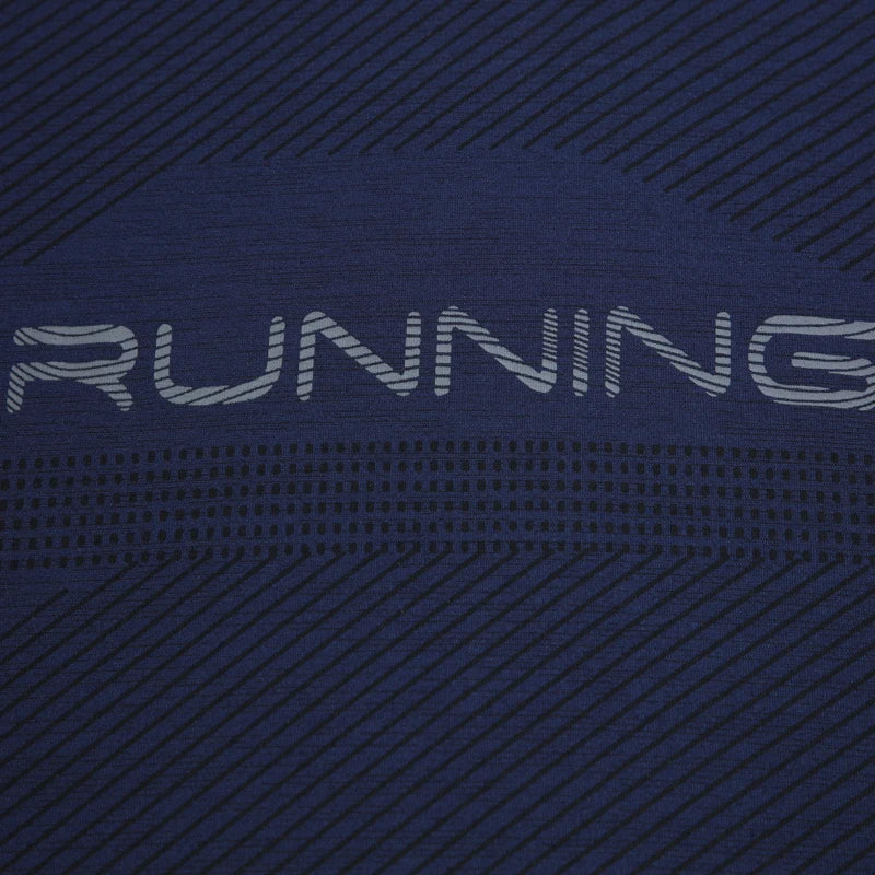 Long Sleeve Running Shirt Man Quick Dry Jogging Prints Workout Fitness Undershirts Outdoor Elastic Training Exercise Tops