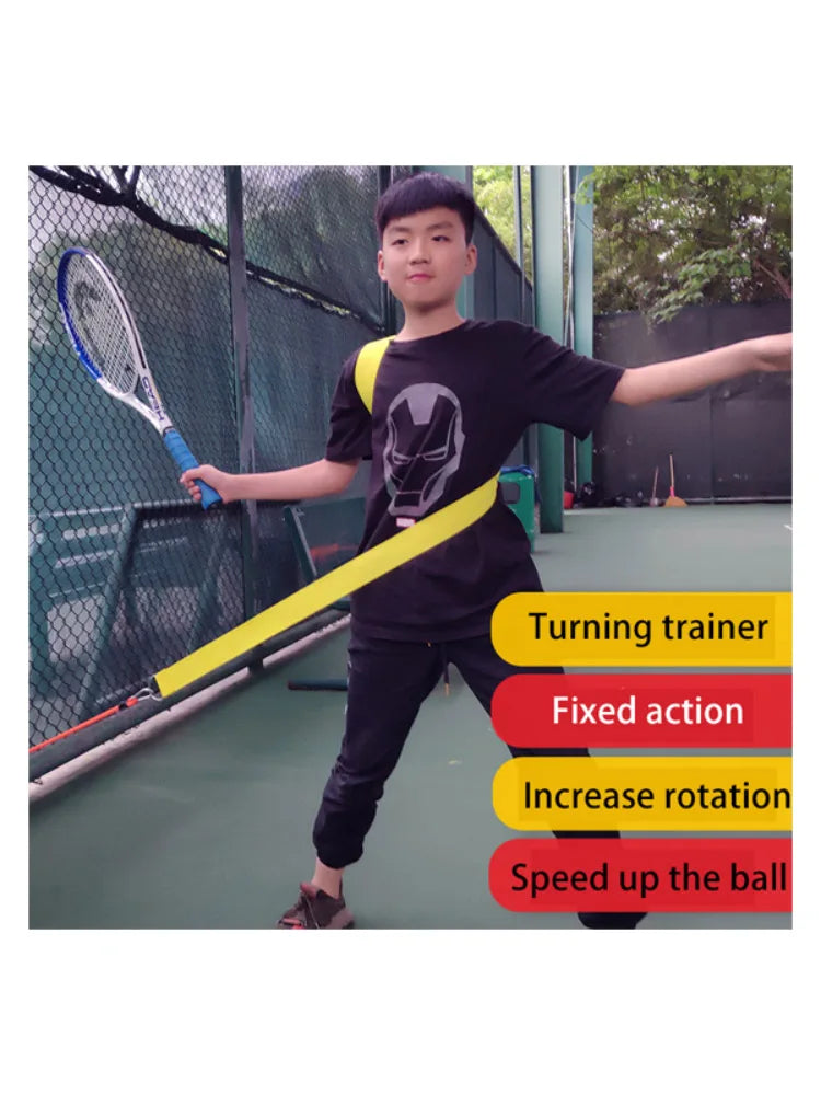Tennis Training Belt Tennis Trainer Ball Machine Tenis Swivel Self-study Exercise Main Exercise Training Tool Equipment
