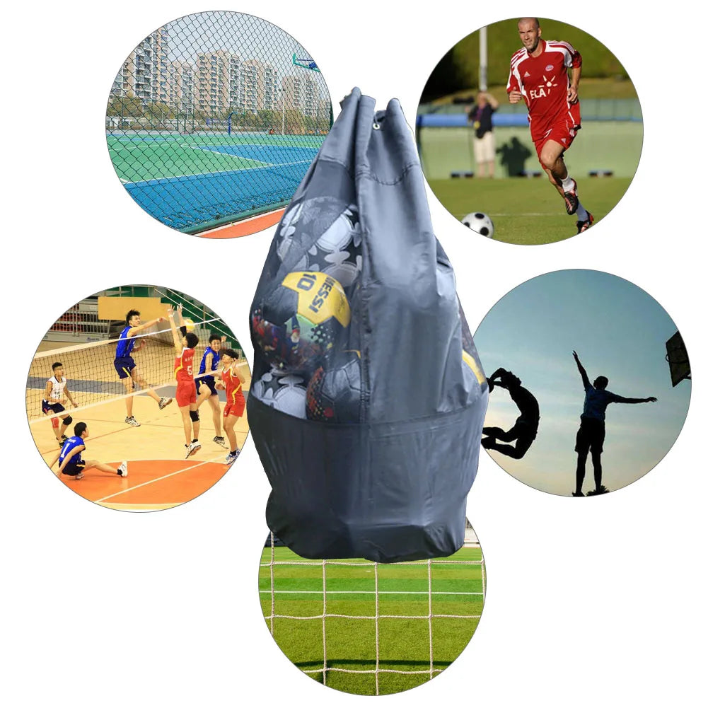 Football Equipment Bag Basketball Volleyball Big Ball Bag Heavy Duty Ball Bag Mesh Bag Large Capacity Football Storage Bag