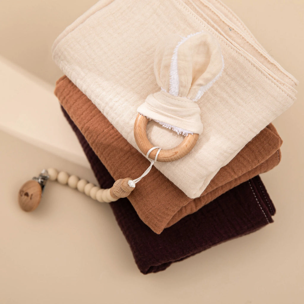 Baby Towel Newborn Bath Towels Comfortable Soft Baby Bathrobe Cute Solid Beach Cotton Towel kids Babies Blanket Products