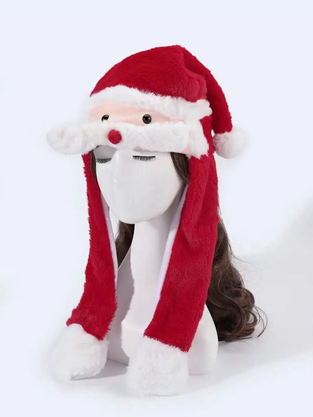 2023 New Halloween Men's and Women's Rabbit Hats Plush Ears Activity Hats Airbag Hats Halloween Christmas Ball Hats