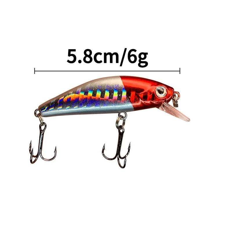 Minnow Fishing Lure Winter Sinking for Fishing Tackle Wobbler Artificial Bait Goods Pike Pesca Trout Lure Spinning Carp Hooks