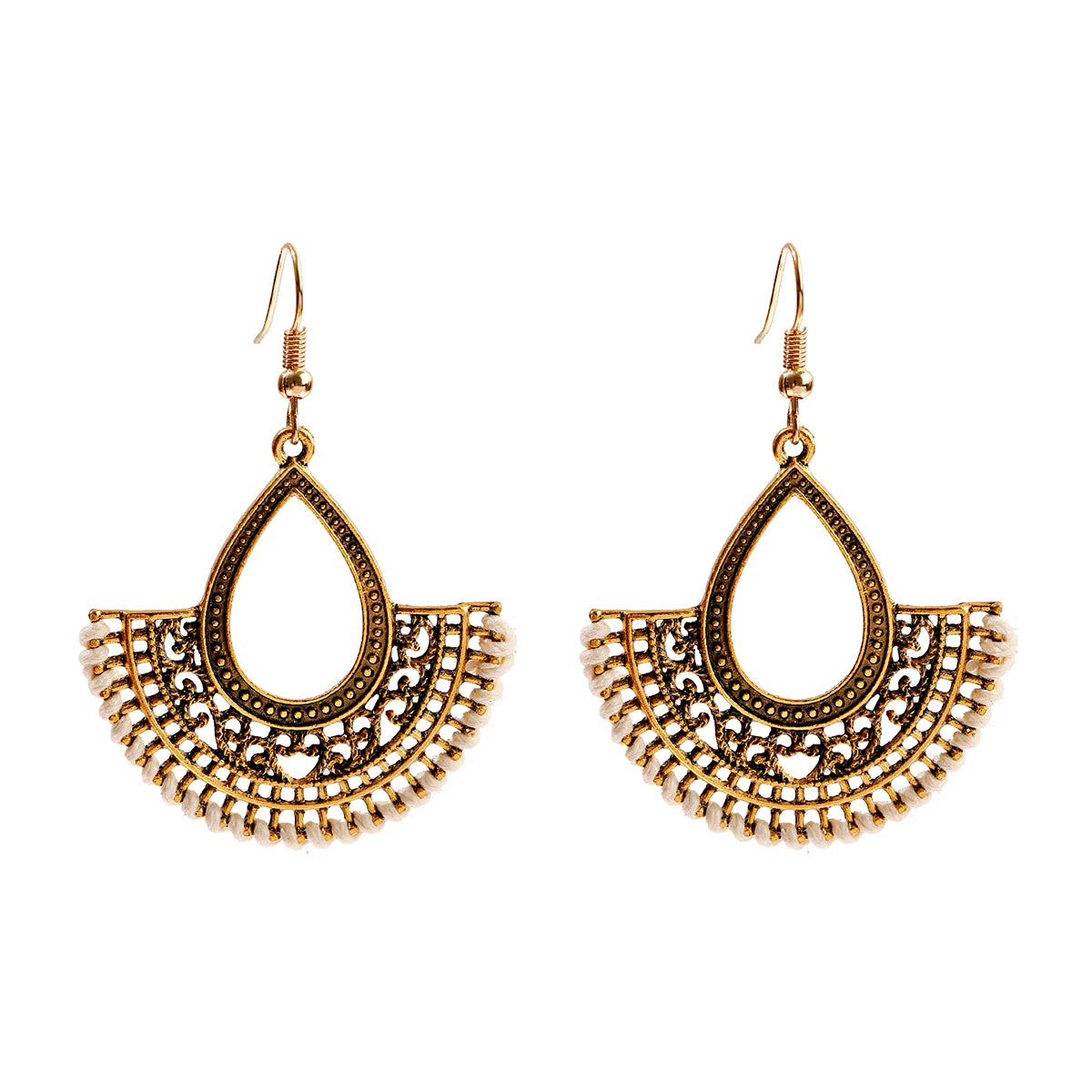 1Pair Earrings For Women Accessories Bells Indian Jewelry Ear Rings For Girls Fashion Vintage Earring Dangling Gift Kolczyki