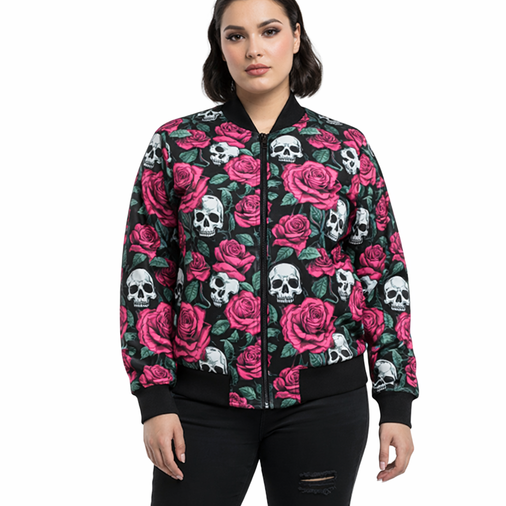 Rebel Rose Women’s Bomber Jacket