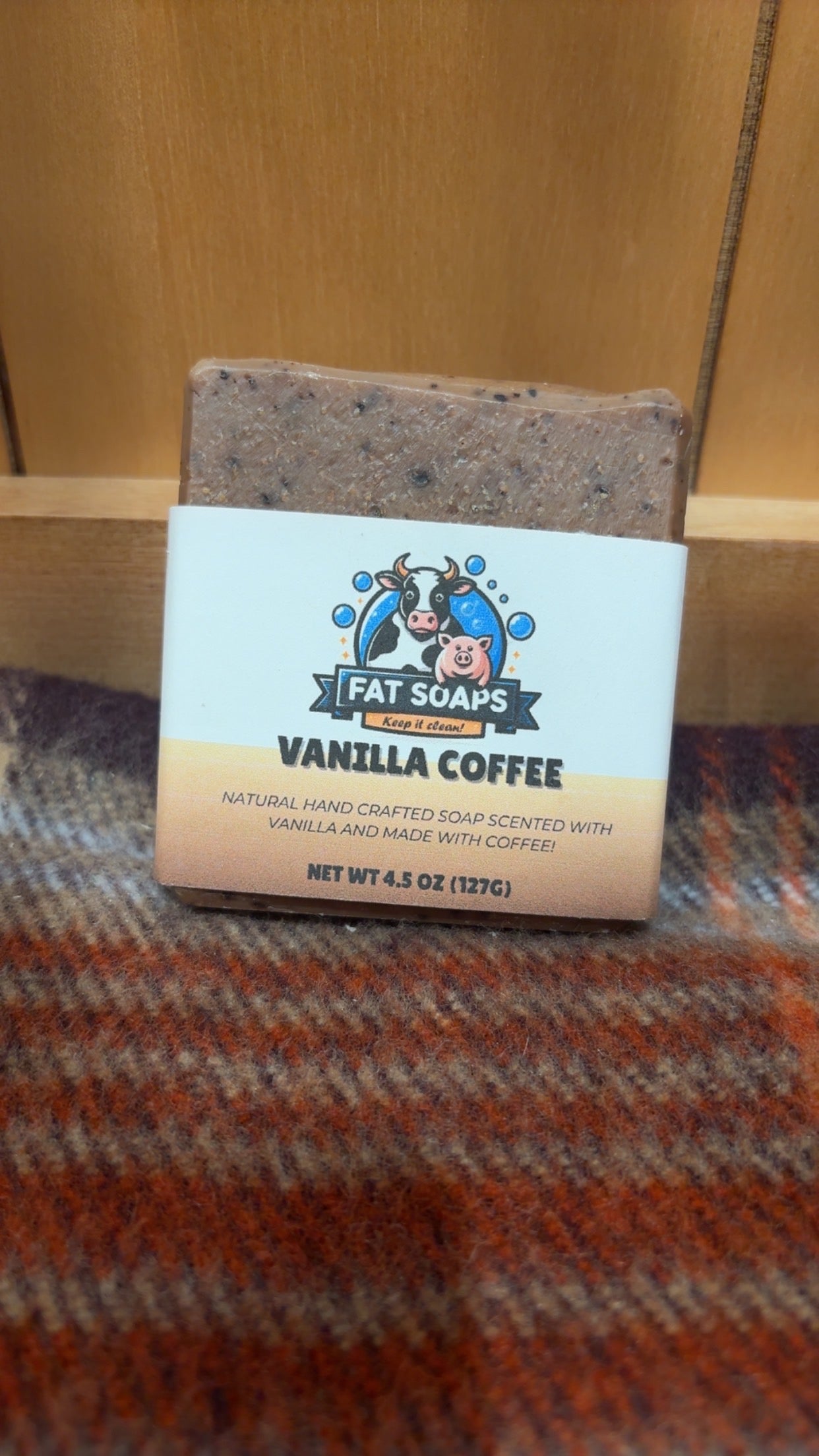 Vanilla Coffee Tallow Soap Bar