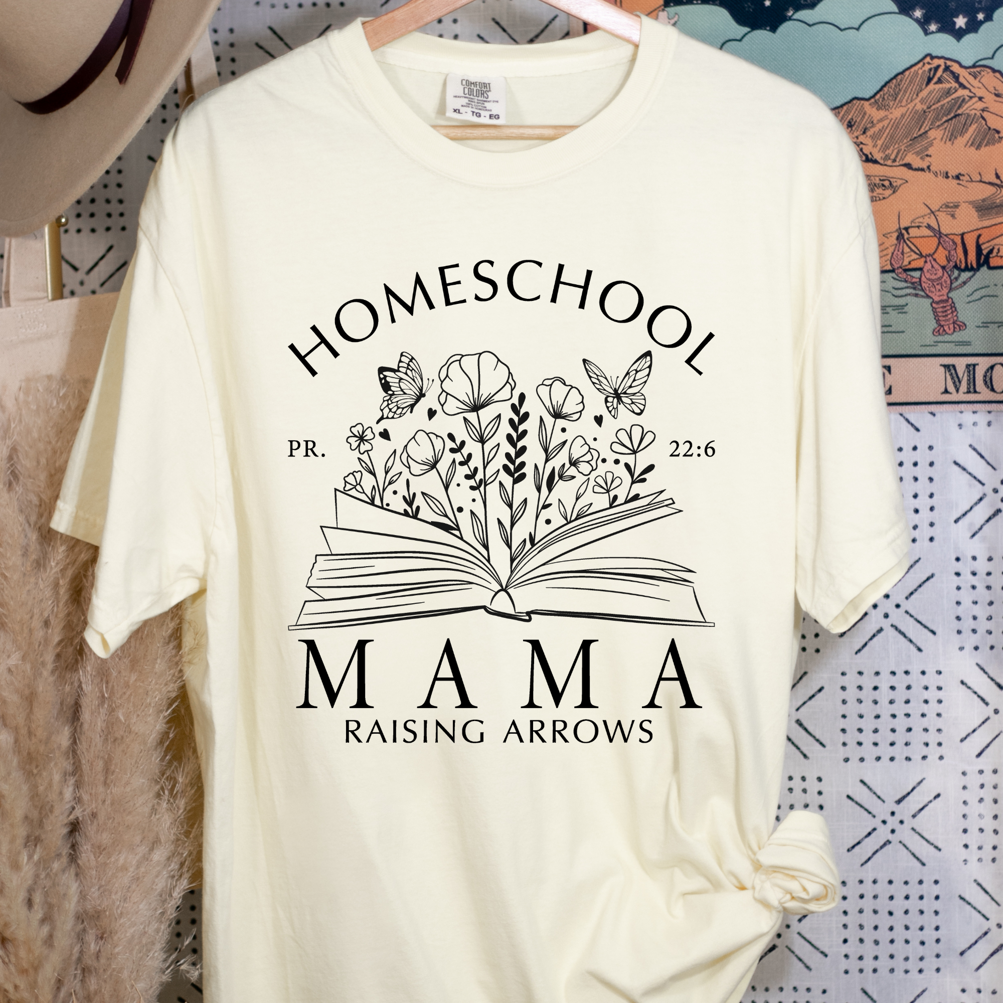 Homeschool Mama 100% Cotton Tshirt | Teacher Shirt | Stylish Trendy Apparel