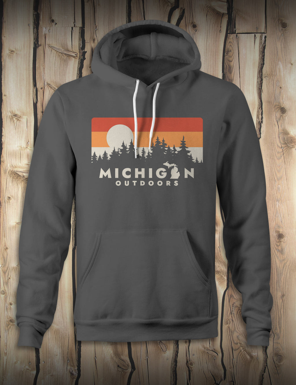 Tree Line - Unisex Hoodie - Asphalt