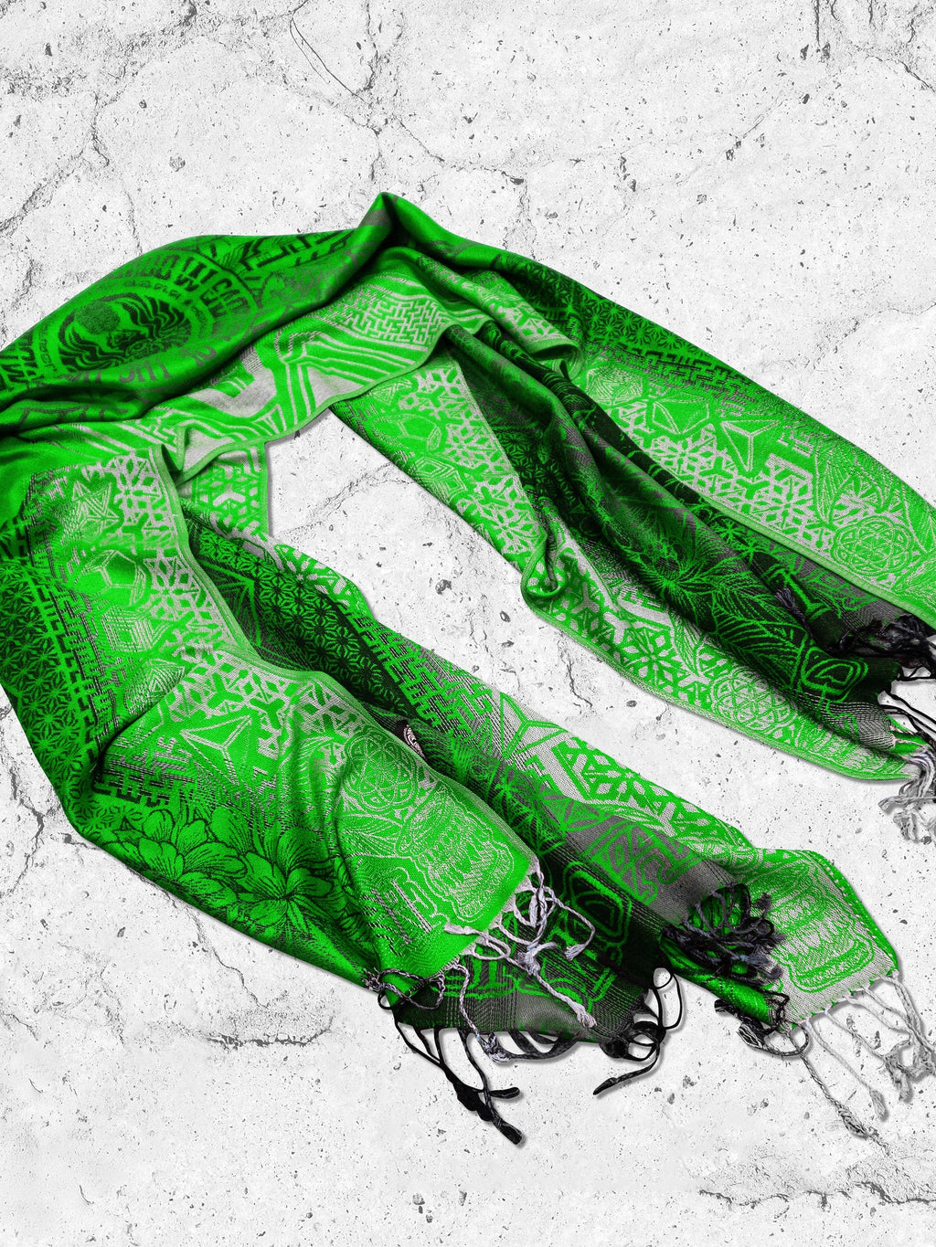 WOUNDS TO WISDOM ✦  UV Gradient Festival Shawl