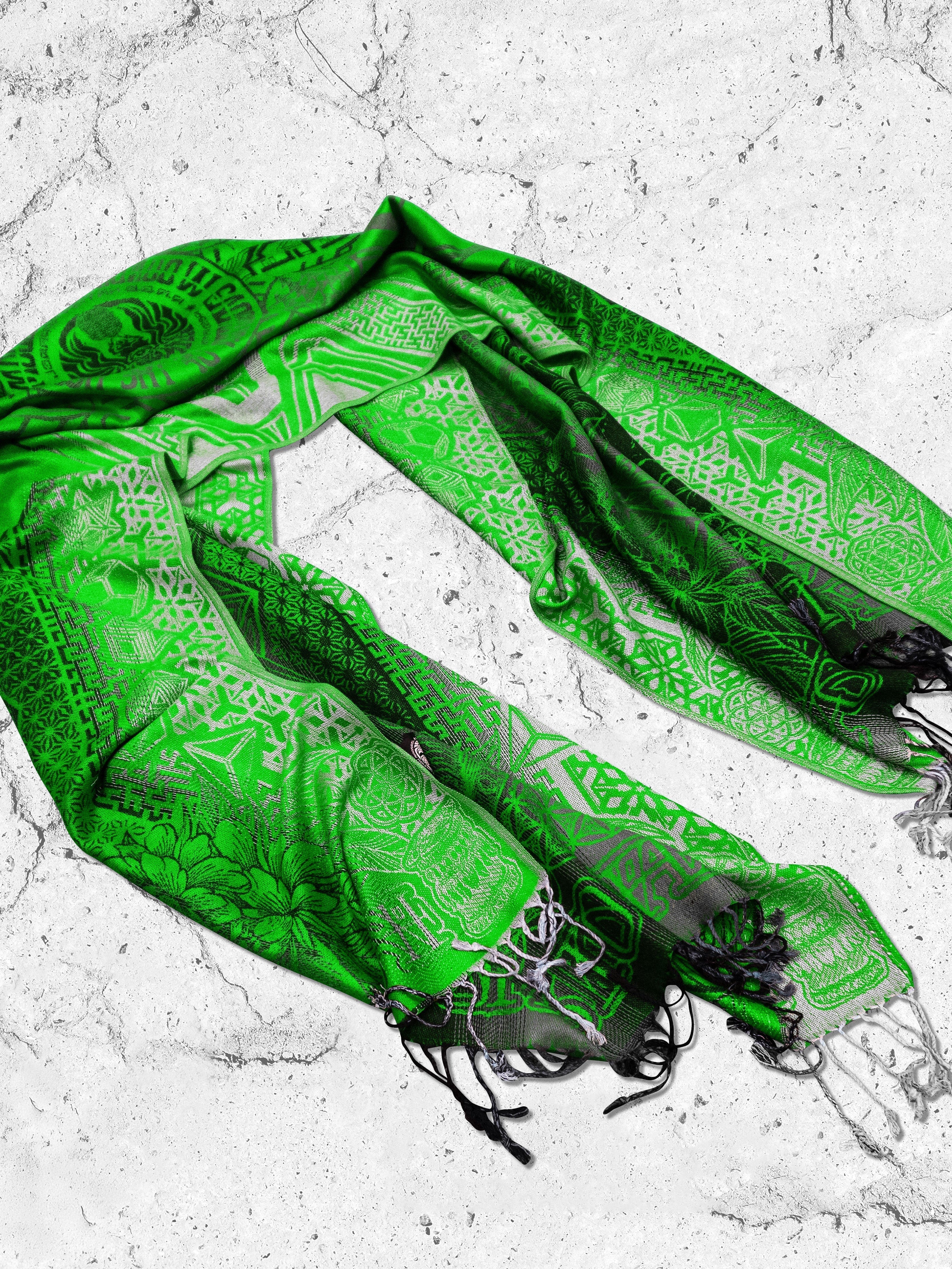 WOUNDS TO WISDOM ✦  UV Gradient Festival Shawl