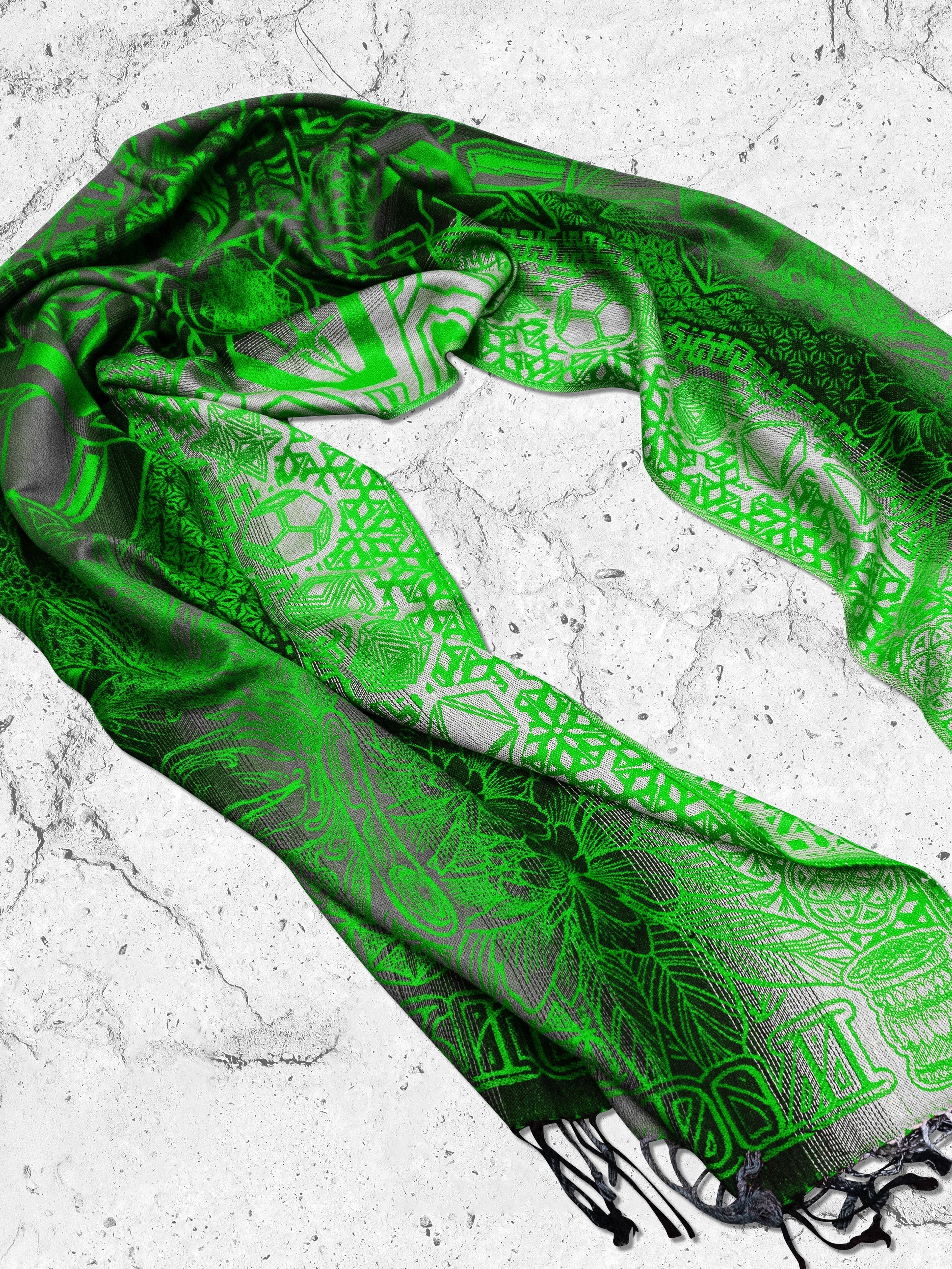 WOUNDS TO WISDOM ✦  UV Gradient Festival Shawl