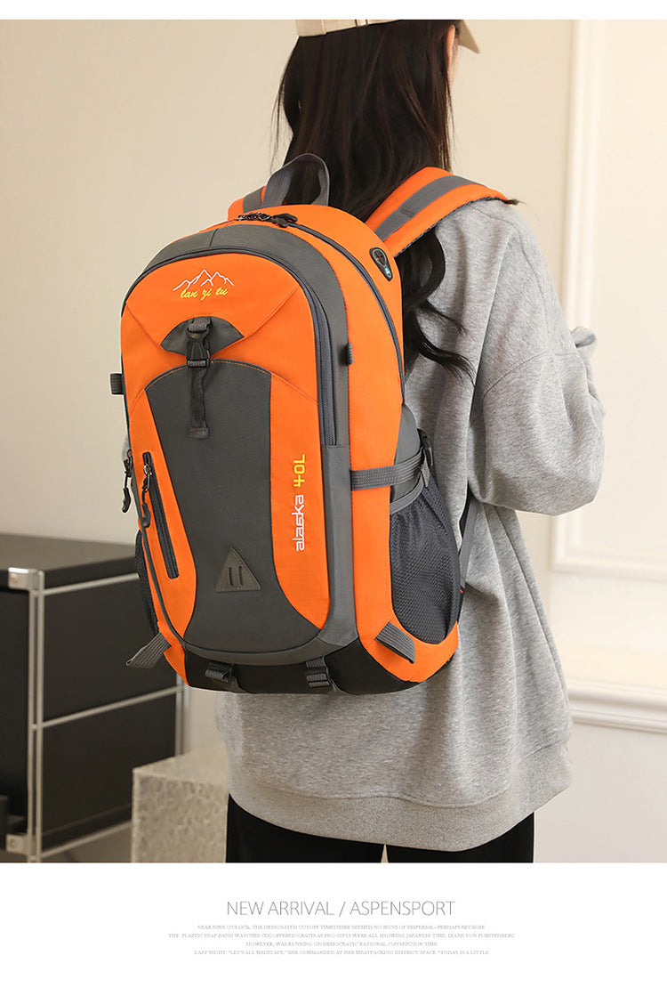 New Men Backpack Nylon Waterproof Casual Outdoor Travel Backpack Ladies Hiking Camping Mountaineering Bag Youth Sports Bags