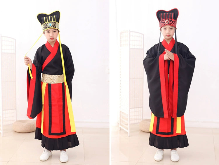 4 styles han dynasty hats chinese ancient dynasty minister hats halloween cosplay cap han clothing accessories carnival cap