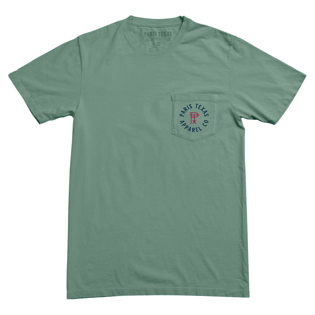 Texas Crest Pocket T-Shirt - Pine