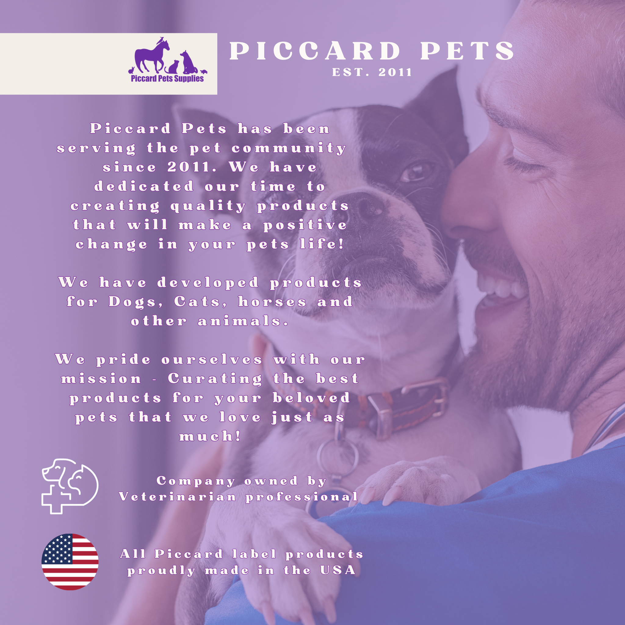 Piccardmeds4pets No More Tears Eye and Stain Wipes for Pets 60CT + FREE Bandana!