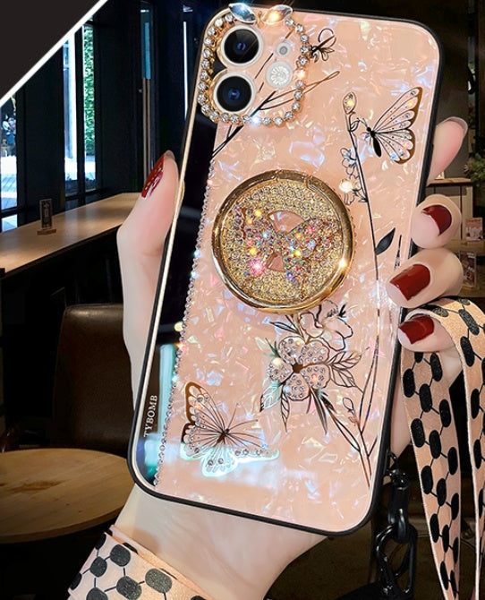 RAMODO Dielianhua Rhinestone iPhone Case