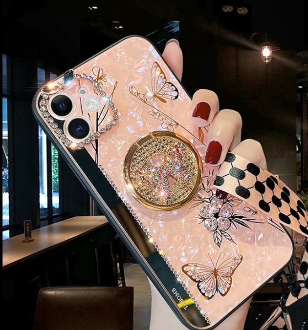 RAMODO Dielianhua Rhinestone iPhone Case