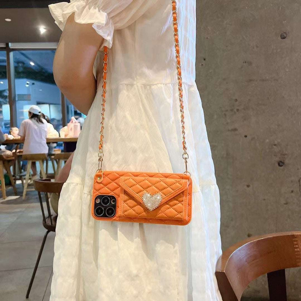 RAMODO Love Diamond Messenger Phone Case