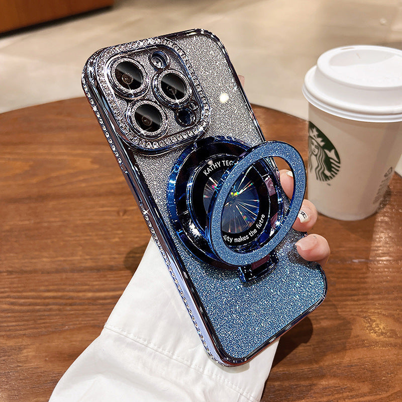 RAMODO Luxury Plating Diamond Gradient Phone Case