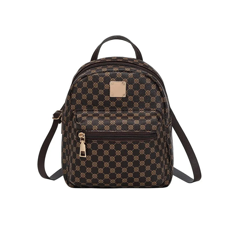 Classic Women Backpack Fashion School Bags Female Daily Shopping Girl Small Backpacks Schoolbags 2025 Ins