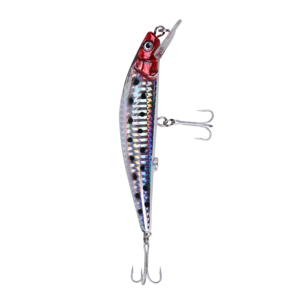 Simulated Fishing Lures Bait Electric Life-like Vibrate Fishing Lures USB Rechargeable Flashing LED Light Throw Luminous Bait
