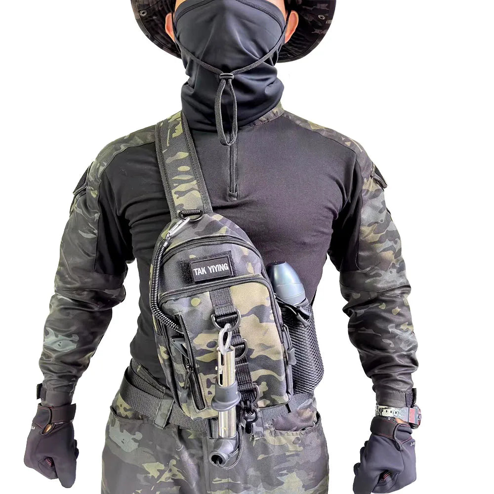 Outdoor Sports Shoulder Sports Backpack, Multifunctional Chest Bag, Tactical Backpack, Sports Backpack for Men & Women