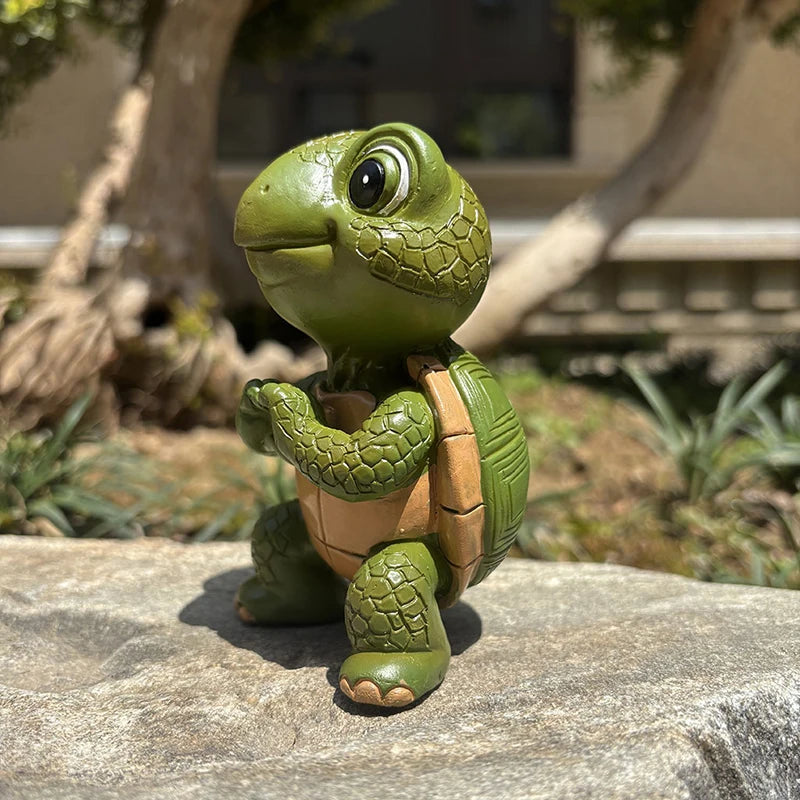 Turtle Garden Statue Decoration Lawn Ornament Figurine Outdoor Statue For Pond Patio Indoor Outside Hallway