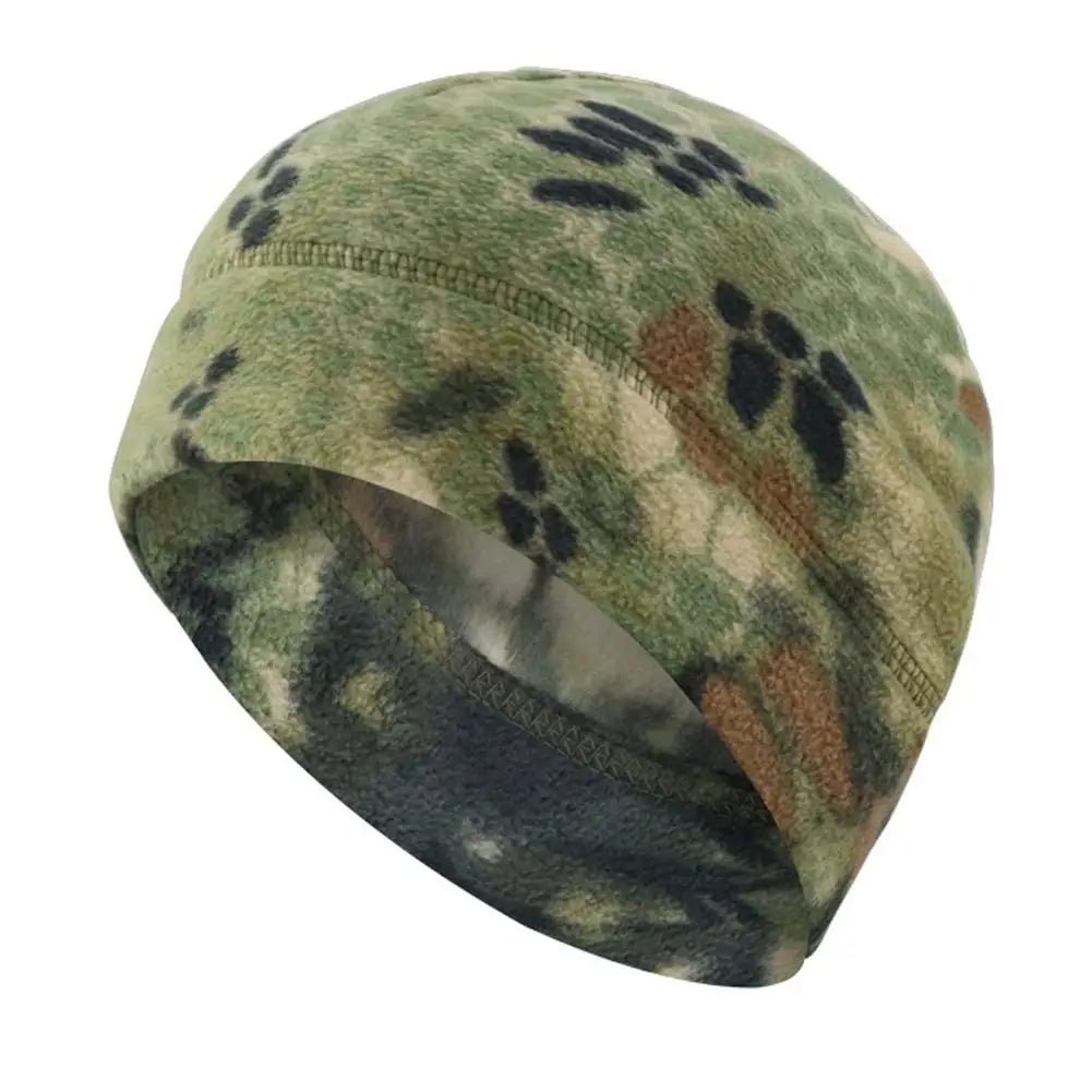 Warm Fleece Camouflage Hats Classic Windproof Outdoor Hiking Accessories Fishing Cycling Hunting Men Caps