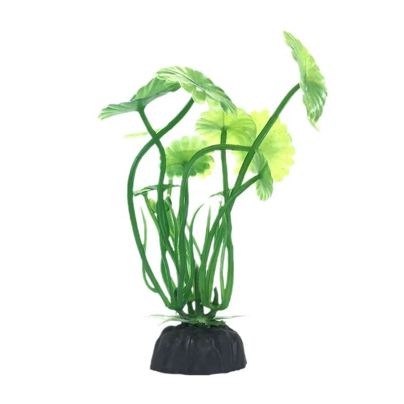 Aquarium Decorations Simulated Aquatic Plants Fish Tank Landscaping Plastic Seagrass Ornaments for Aquatic Pet Supplies