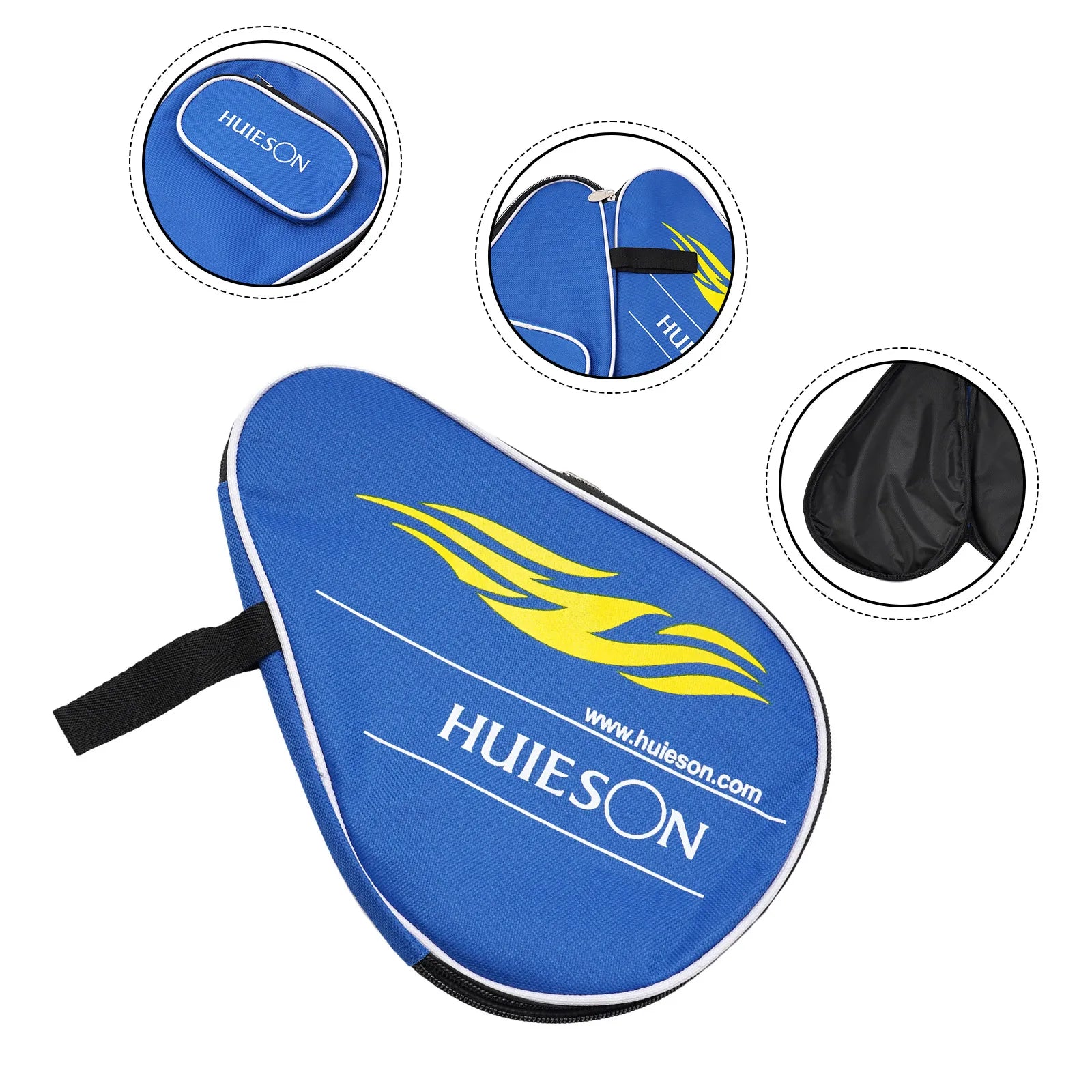 1PC Professional Table Tennis Rackets Bat Bag Oxford Cloth Sponge Ping Pong Case With Balls Bag Sports Training Equipment