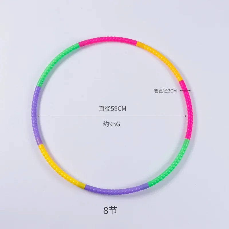 Sport Removable Color Hoop Equipment for Children Portable Exercise Plastic Fitness Training Circle Children's Best Gifts