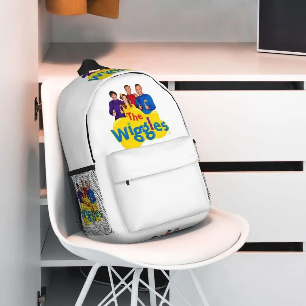 The Wiggles Tv Show Music Band Backpack Student Boys Girls BookBag Children School Bag Computer Shoulder Bags for Men Women