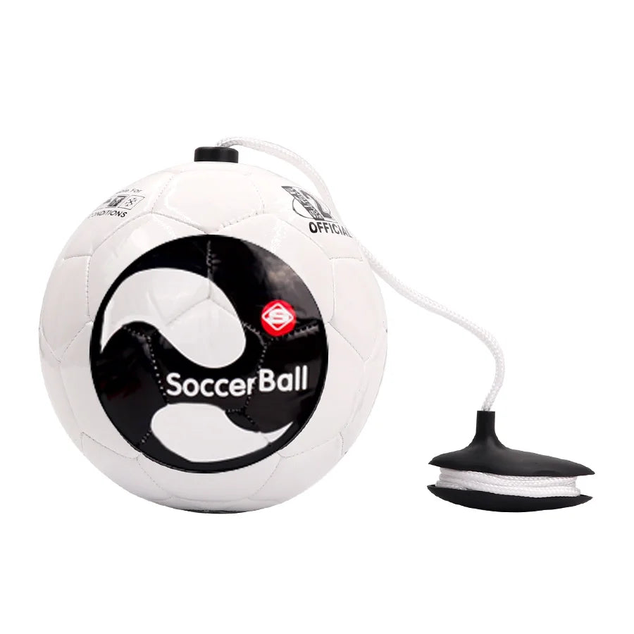 Football Training Size 2 Soccer Ball Juggle Bags Children Adults Auxiliary Circling Belt Rope Football Solo Training Equipment