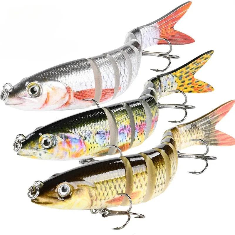Fishing Lures Multi Jointed Swimbait Crank Bait Slow Sinking Bionic Artificial Bait Freshwater Saltwater Trout Bass Fishing Acce