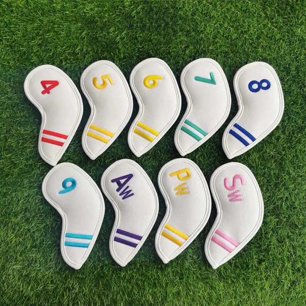 Accessories Embroidery Golf Training Equipment Protective Cover Golf Headcovers Head Cover Golf Club Cover Golf Iron Headcover
