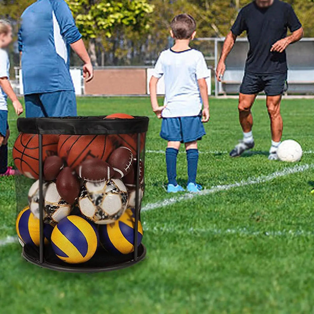 Sports Ball Storage Organizer Laundry Hamper Sports Equipment Organizer