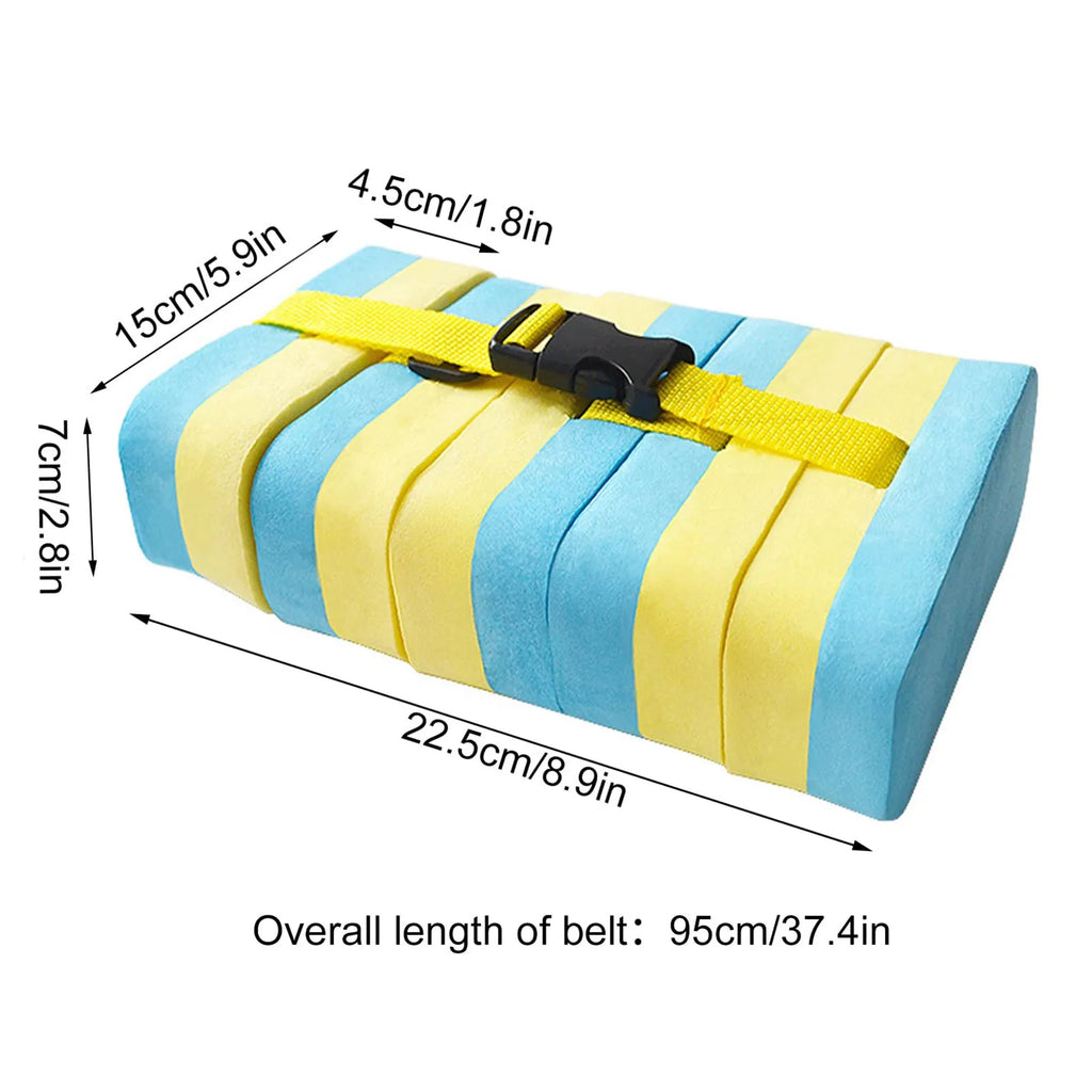 Swimming Exercise Equipment Belt Back Floating Foam Board Float Belt Waistband Adjustable EVA Board Adult Children Swim Training