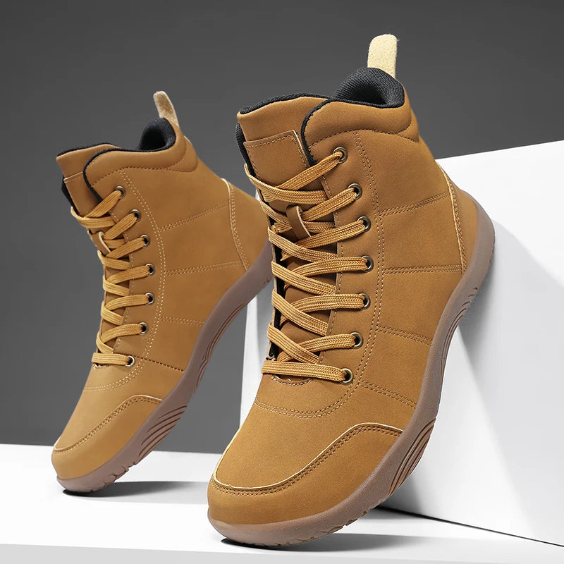 boots men outdoor walking shoes Wide-Toe-Box Barefoot Shoes for Men boots men flats Comfortable casual shoes men mocassin