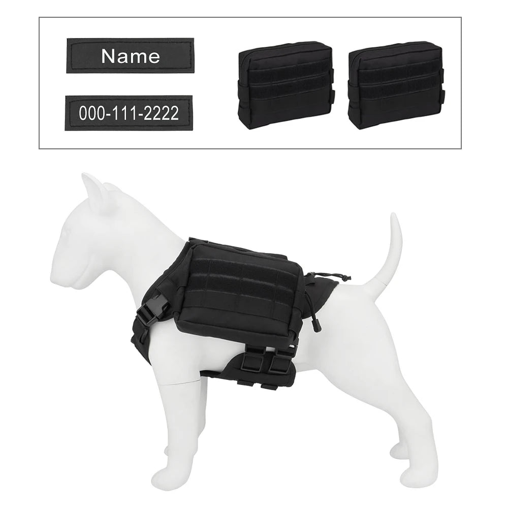 Personalized Name Dog Harness Customized Phone Breathable Adjustable Pet Harness for Medium Large Dog Chest Strap Vest
