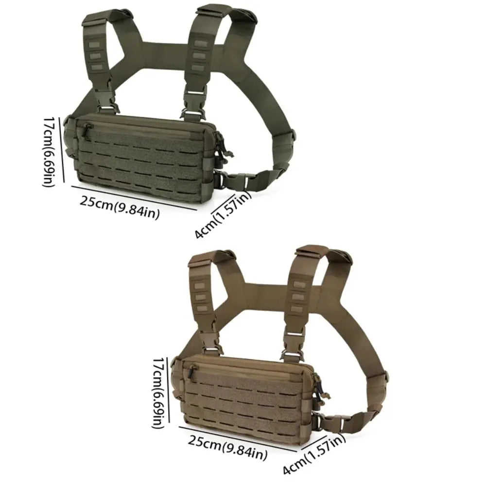 Sports Lightweight Backpack Equipped with System Multi-Functional Recon Kit Bag Outdoor Tool Kit Front Pouch Travel