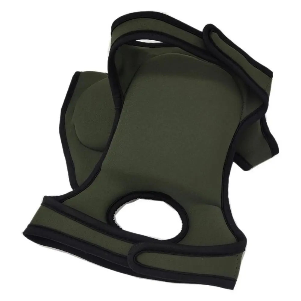 1Pair Gardener Cleaning Elastic Garden Knee Pads Anti Slip Soft Knee Protection Adjustable Thickened Kneeling Cushion Household