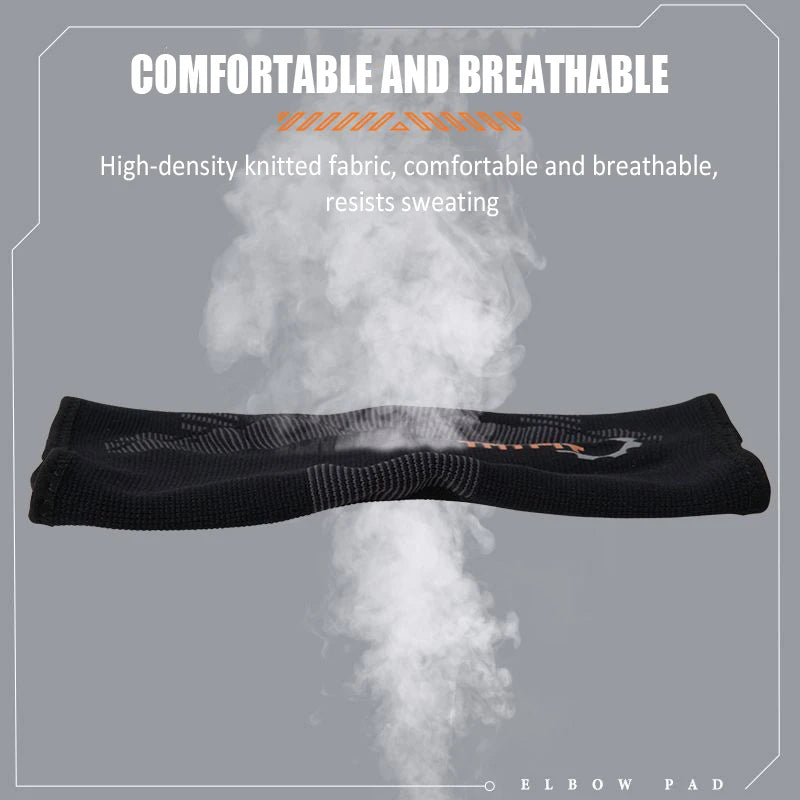 Sports Elbow Pads with Silicone Massage Tennis Arm Joint Sleeves Outdoor Basketball Arm Protectors Fitness Sport Protective Gear